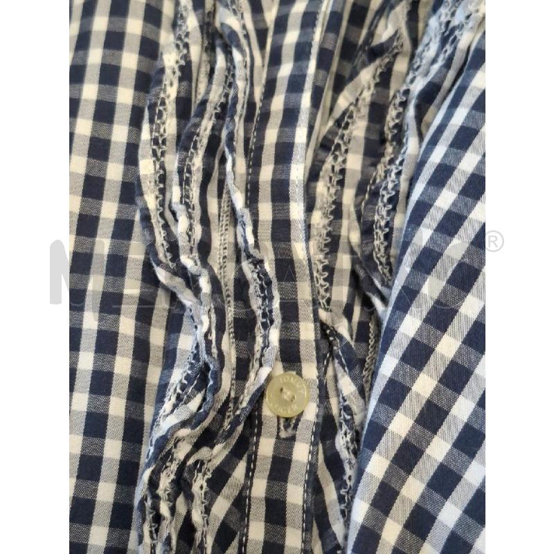 CAMICIA DONNA TOMMY HILFIGER QUADR BLU | Mercatino dell'Usato Frossasco 3