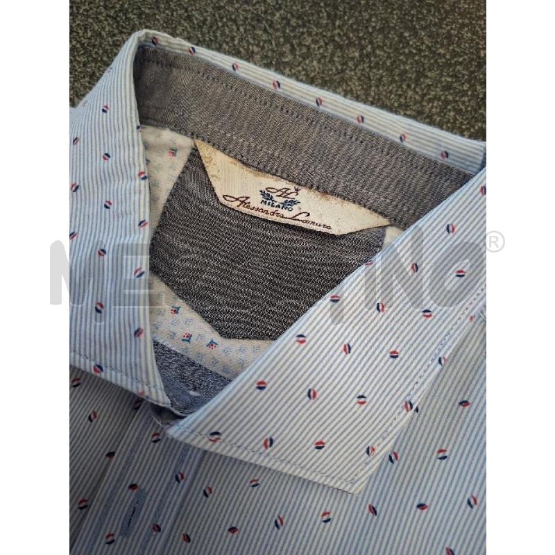CAMICIA UOMO AZZ DISEGNI ALESSANDRO LAMURA TG.XL | Mercatino dell'Usato Frossasco 2