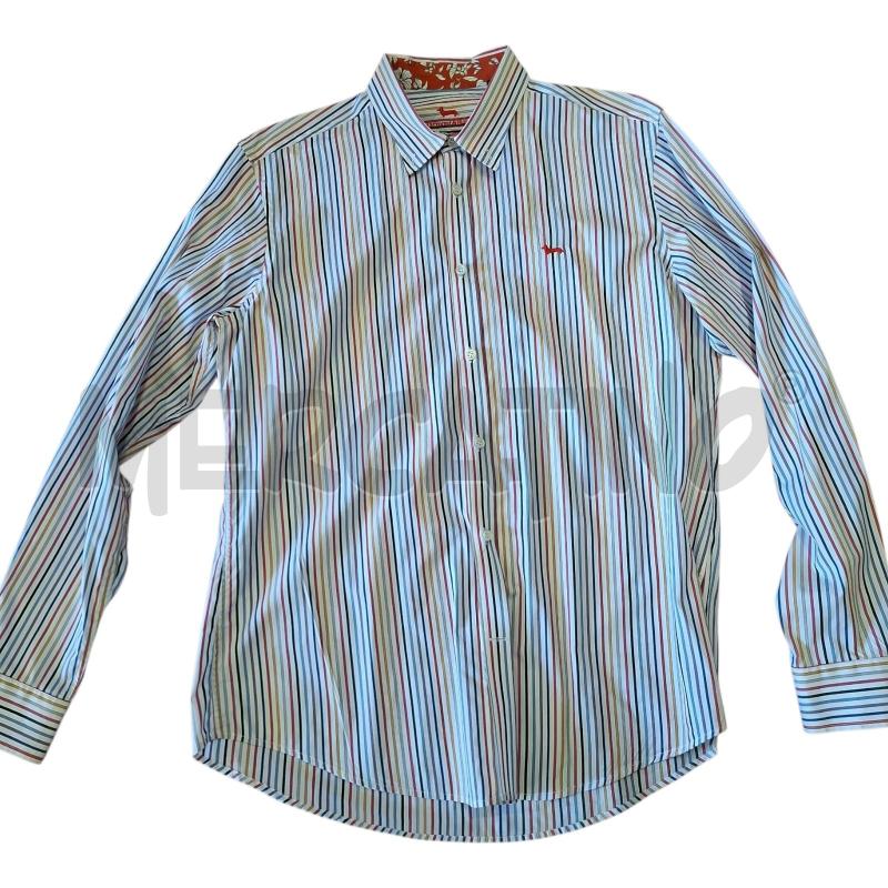 CAMICIA UOMO HARMONT&BLAINE BCO RIGHE COL TG.2XL  | Mercatino dell'Usato Frossasco 1