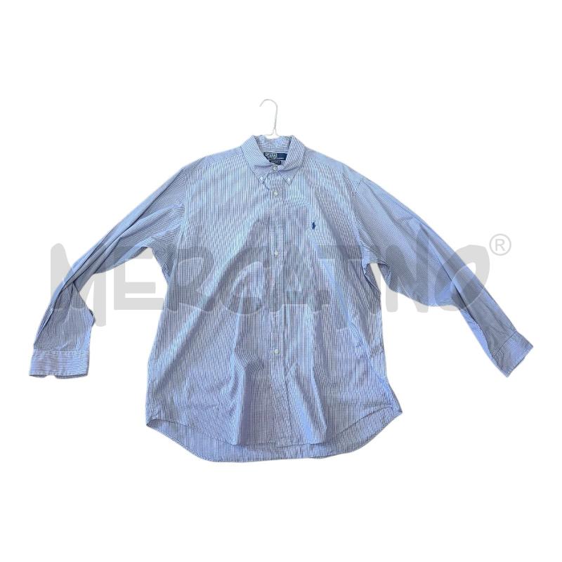 CAMICIA UOMO RALPH LAUREN QUADRI VIOLA BLU  | Mercatino dell'Usato Frossasco 1
