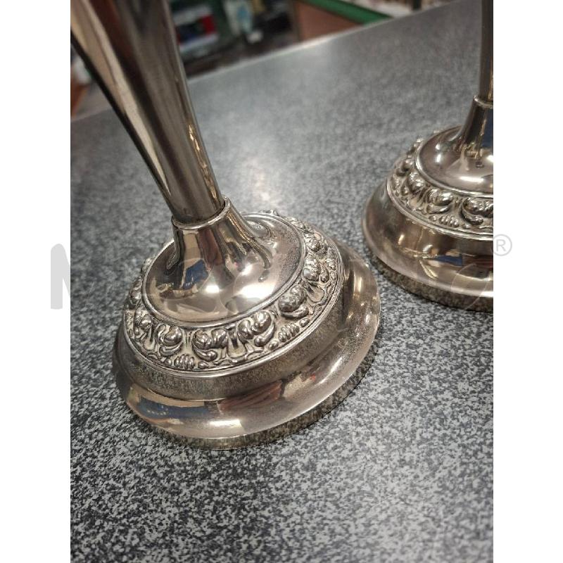 CANDELABRI PZ.2 H24 SILVER PLATED | Mercatino dell'Usato Frossasco 2