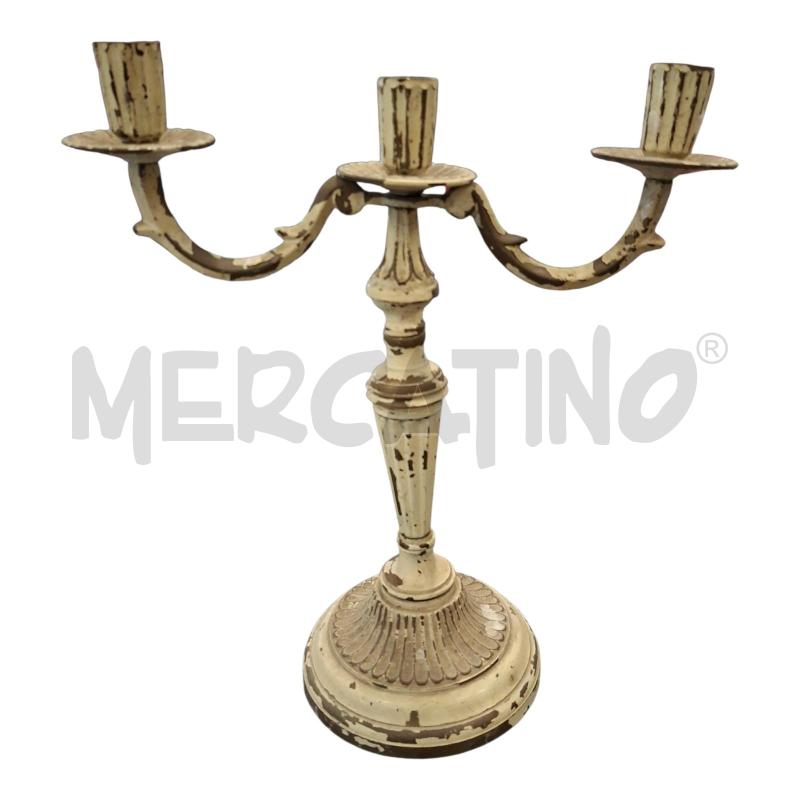 CANDELABRO 3P MET PANNA | Mercatino dell'Usato Frossasco 1
