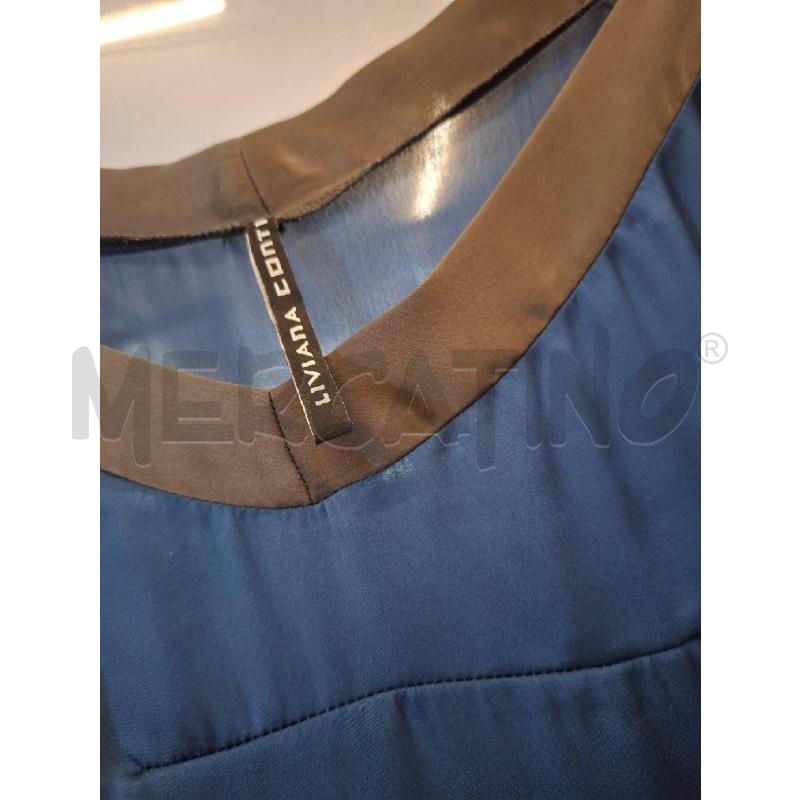 CANOTTA DONNA BLU/MARR LIVIANA CONTI TG.44 | Mercatino dell'Usato Frossasco 2