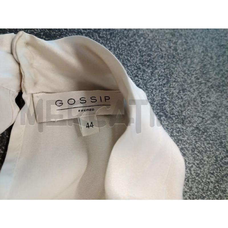 CANOTTA DONNA PANNA GOSSIP FIRENZE TG.44 SETA | Mercatino dell'Usato Frossasco 2