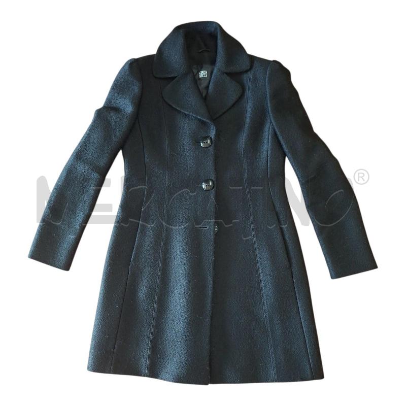 CAPPOTTO DONNA CINZIA ROCCA NERO TG.40 | Mercatino dell'Usato Frossasco 1