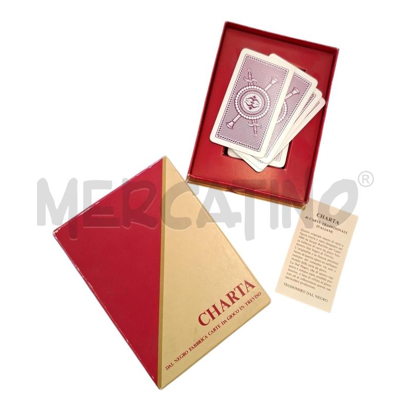 CARTE DA GIOCO CHARTA DAL NEGRO ITALIANE | Mercatino dell'Usato Frossasco 1