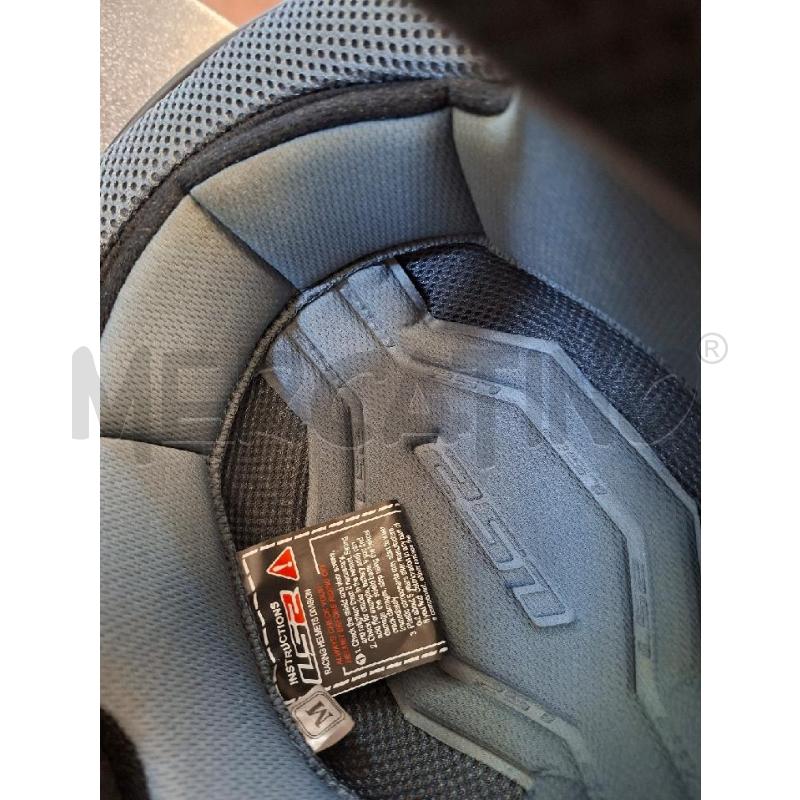 CASCO MOTO BCO LS2 ROCKET 2 TG.M | Mercatino dell'Usato Frossasco 4
