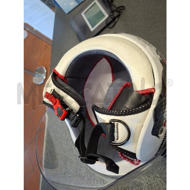 CASCO MOTO BCO SCRITTE MDS TG.M | Mercatino dell'Usato Frossasco 2