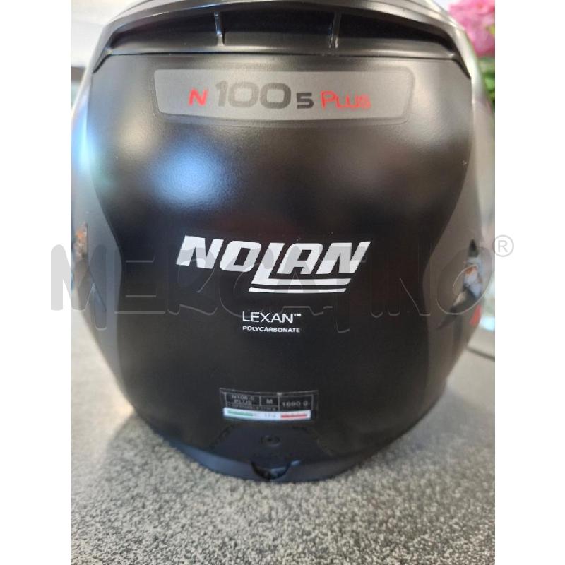 CASCO MOTO NERO NOLAN N100-5 PLUS TG.M | Mercatino dell'Usato Frossasco 4