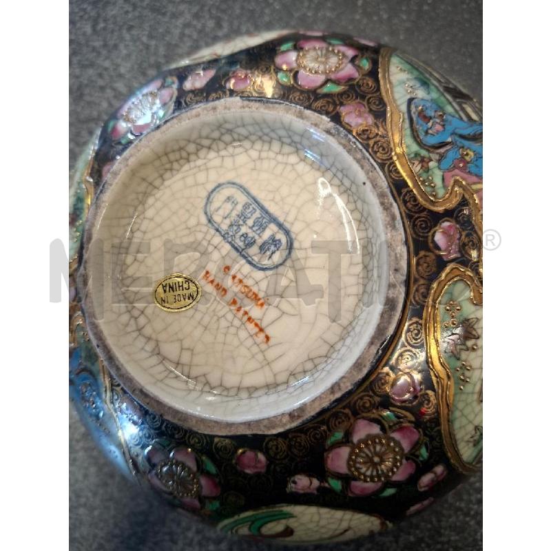 CENTROTAVOLA D20 CER SATSUMA CHINA | Mercatino dell'Usato Frossasco 3
