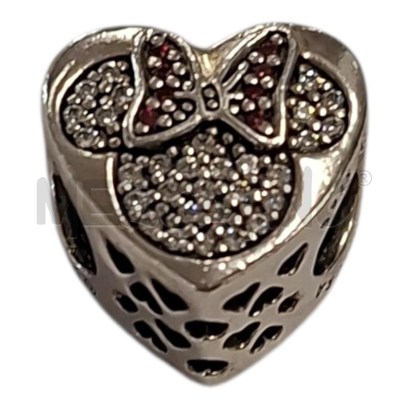 CHARM PANDORA CUORE BRIL MINNIE E MICKEY MOUSE | Mercatino dell'Usato Frossasco 1