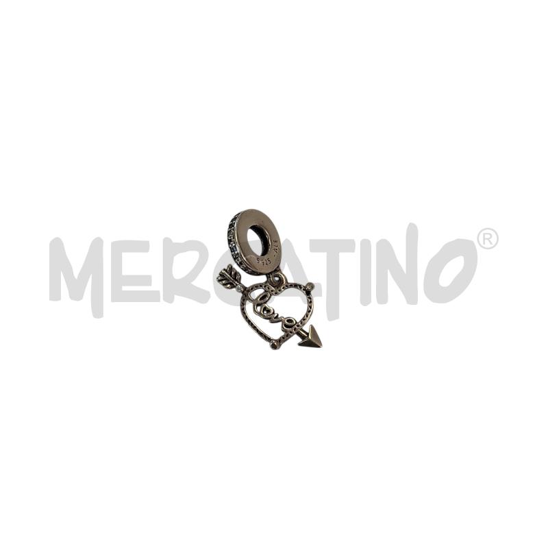 CHARM PANDORA CUORE CON FRECCIA | Mercatino dell'Usato Frossasco 1