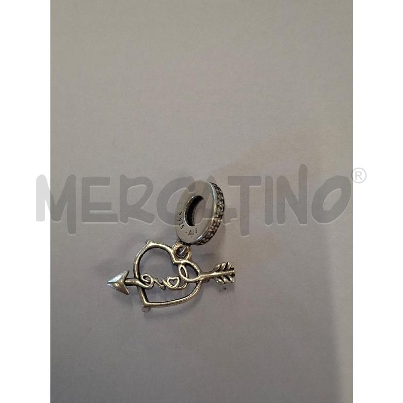 CHARM PANDORA CUORE CON FRECCIA | Mercatino dell'Usato Frossasco 3