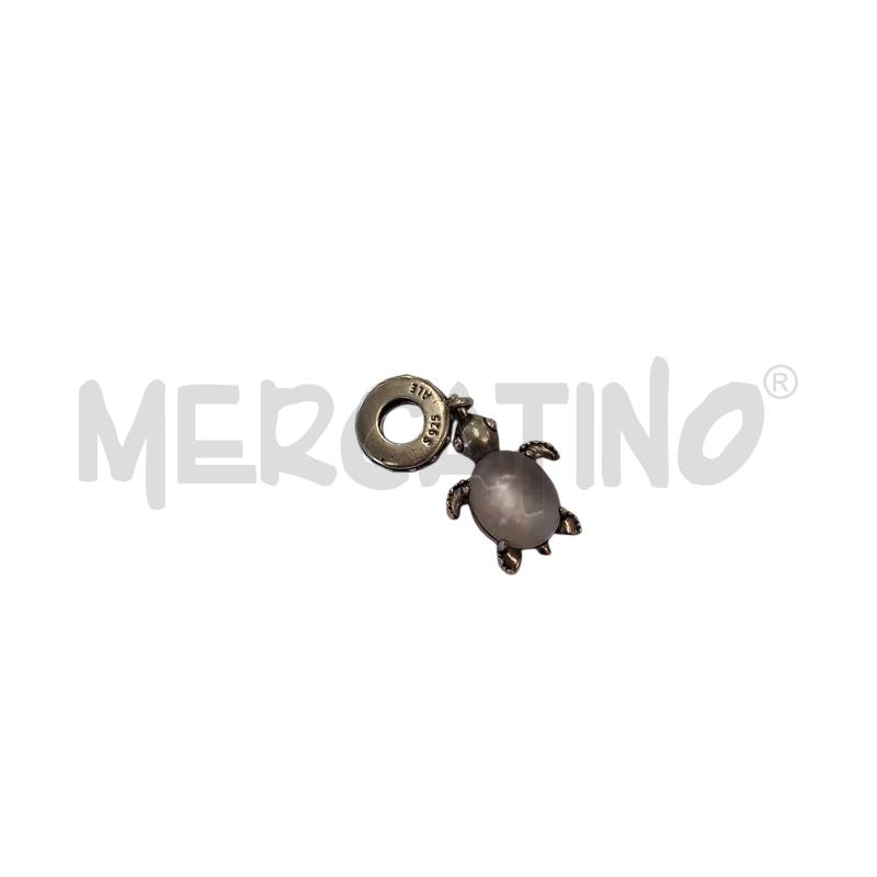 CHARM PANDORA PENDENTE TARTARUGA MARINA ROSA VETRO DI MURANO | Mercatino dell'Usato Frossasco 1