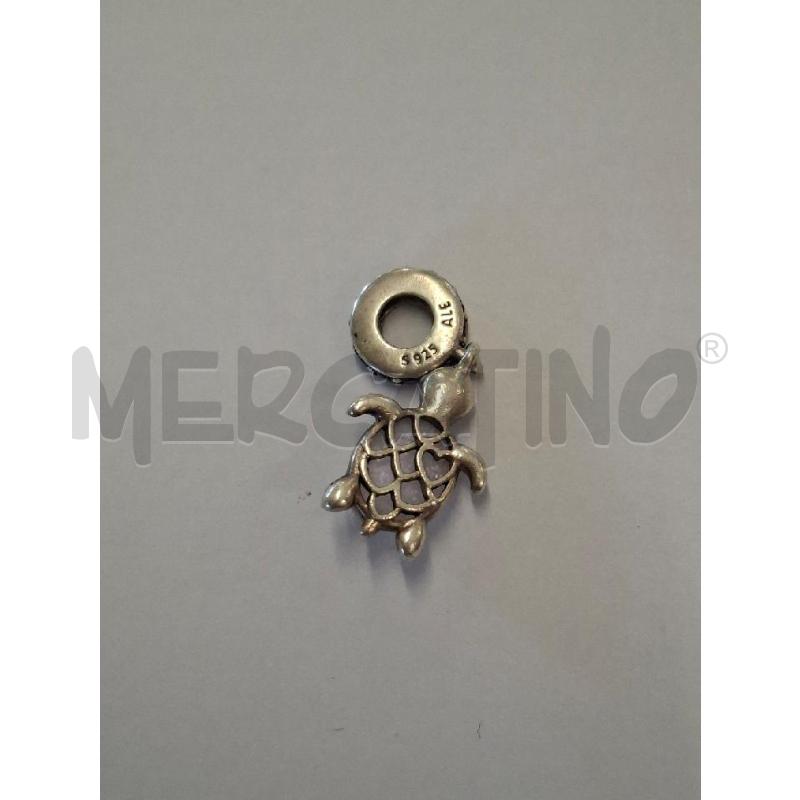 CHARM PANDORA PENDENTE TARTARUGA MARINA ROSA VETRO DI MURANO | Mercatino dell'Usato Frossasco 3