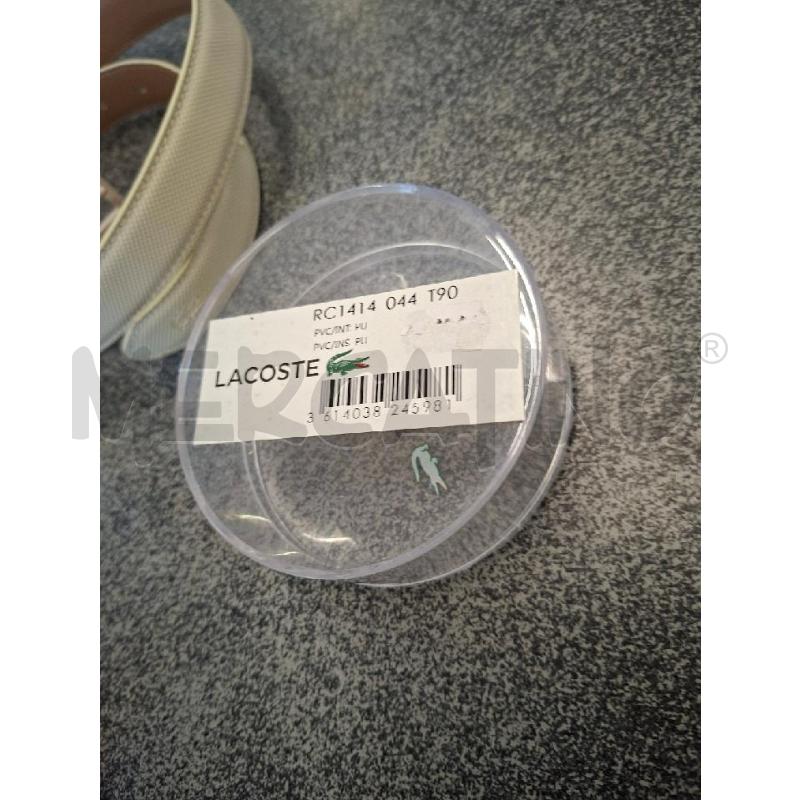 CINTURA DONNA SIMILPELLE BCO LACOSTE | Mercatino dell'Usato Frossasco 4