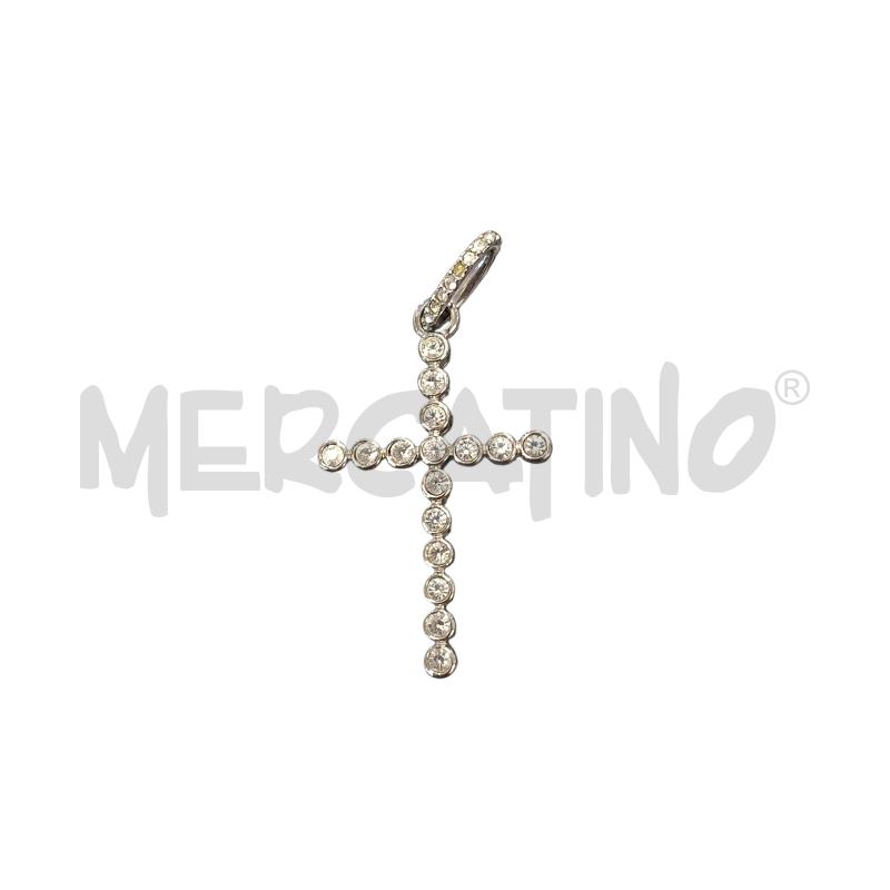 CIONDOLO CROCE BRIL SWAROVSKI | Mercatino dell'Usato Frossasco 1