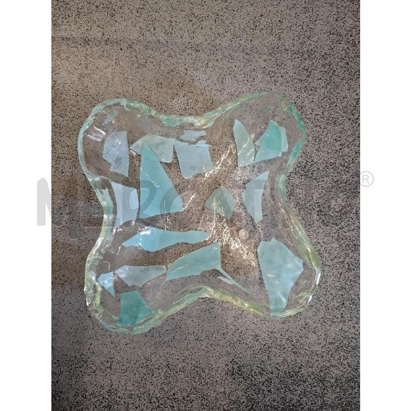 CIOTOLA 18X18 VETRO AZZURRO LA MURRINA* | Mercatino dell'Usato Frossasco 3