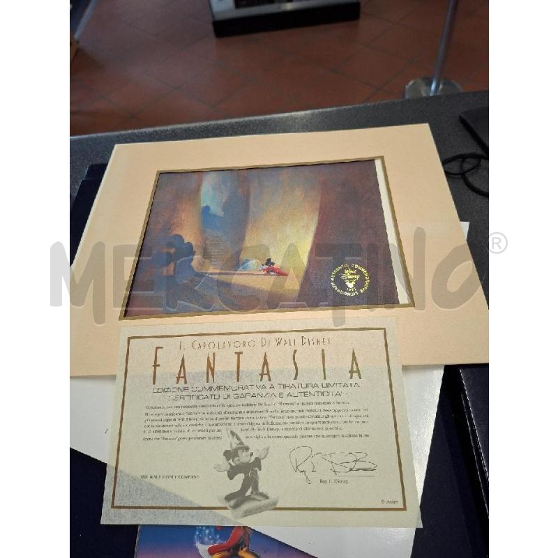 COFANETTO 2VHS+2CD+LIBRO+LITOGRAFIA FANTASIA DISNEY | Mercatino dell'Usato Frossasco 4