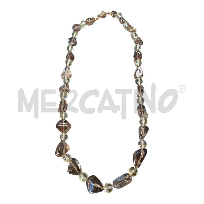 COLLANA BAM QUARZO FUME CM.60 | Mercatino dell'Usato Frossasco 1