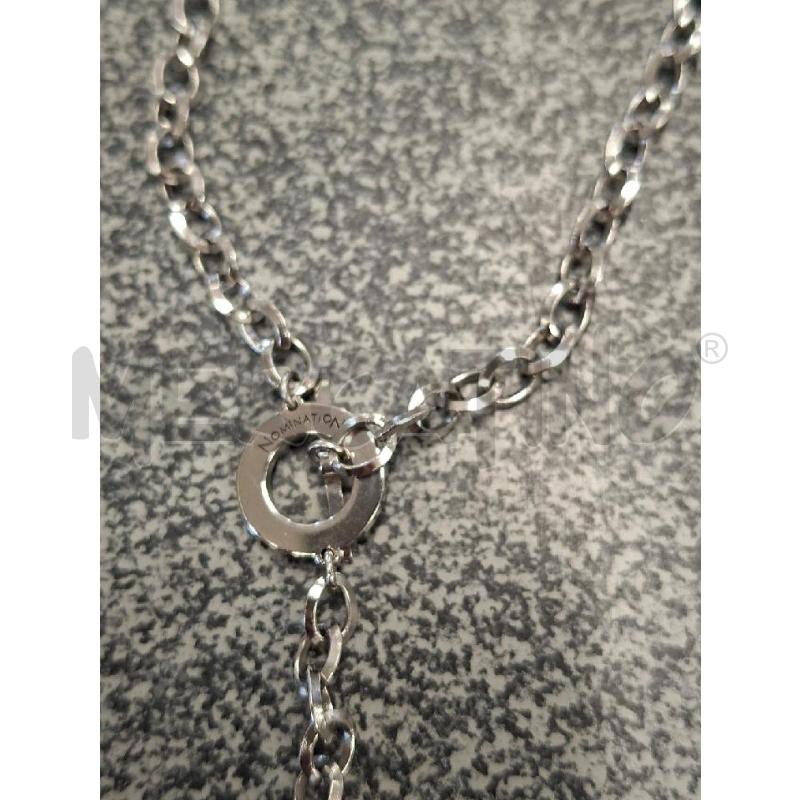 COLLANA CATENA CIONDOLO ARANCIO NOMINATION | Mercatino dell'Usato Frossasco 3