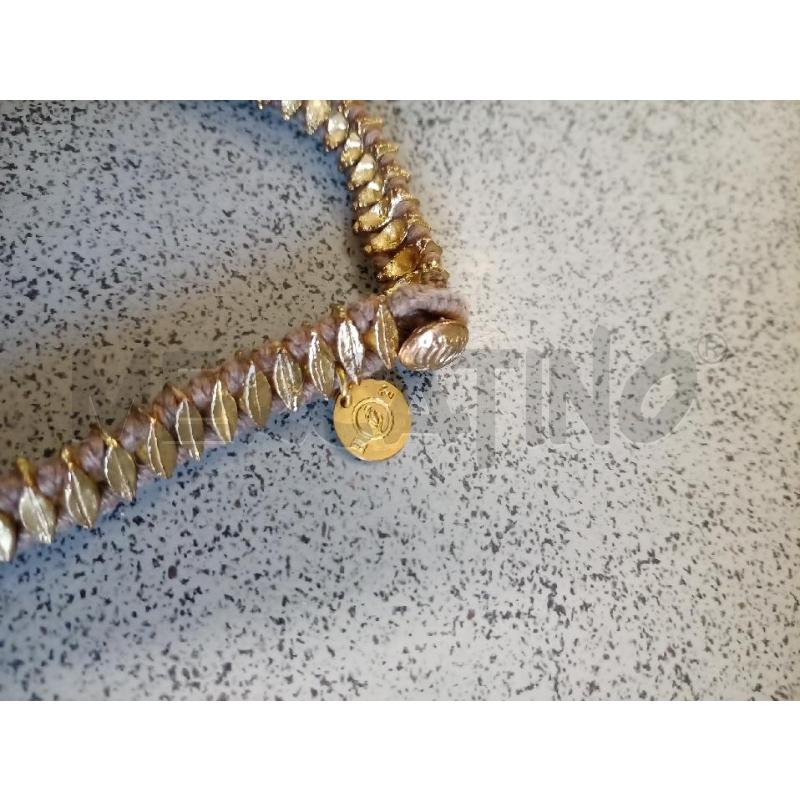 COLLANA HOUSE OF TUHINA DORATA/FILO BEIGE | Mercatino dell'Usato Frossasco 3