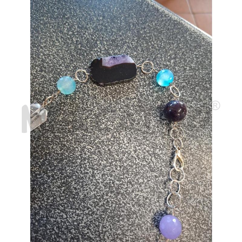 COLLANA LUNGA CON AGATA NERA | Mercatino dell'Usato Frossasco 2