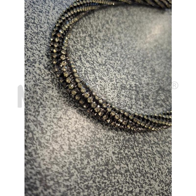 COLLANA MAX MARA NERA BRIL MIS.52 | Mercatino dell'Usato Frossasco 3