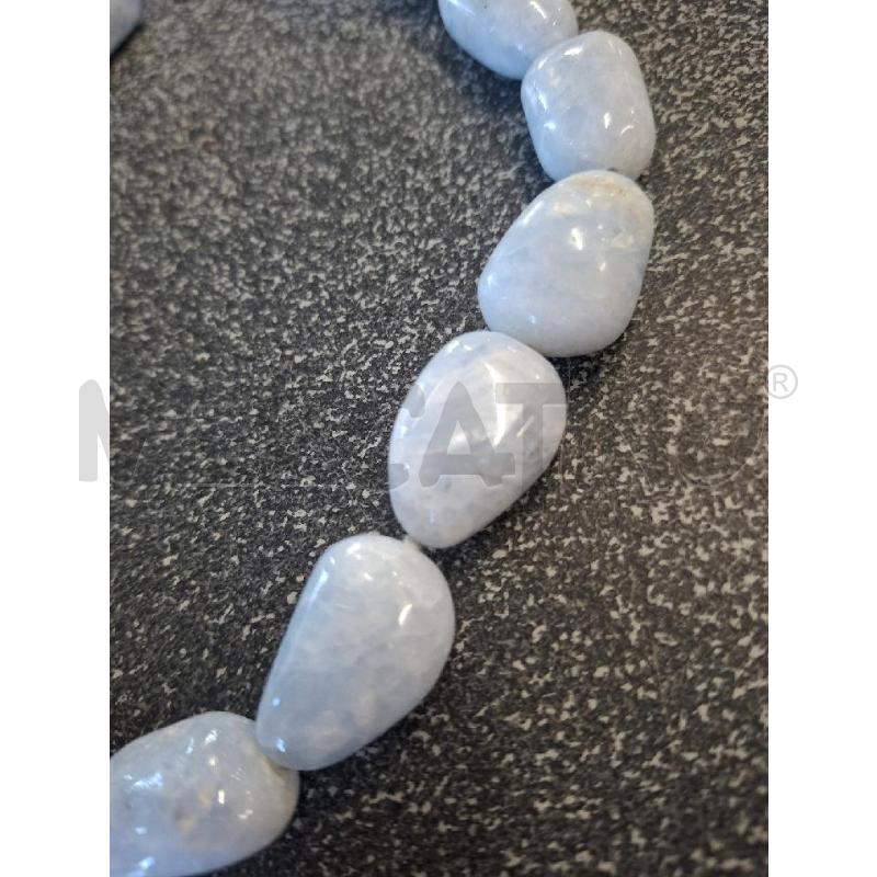 COLLANA PIETRA DI LUNA BCO CM.45 | Mercatino dell'Usato Frossasco 2