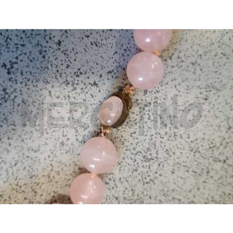 COLLANA PIETRE ROSA | Mercatino dell'Usato Frossasco 2