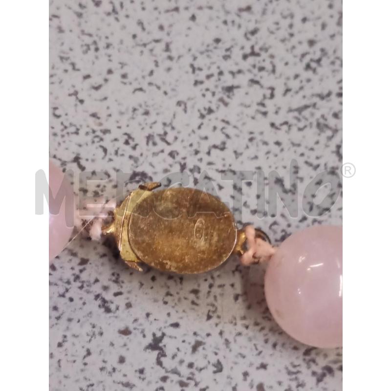 COLLANA PIETRE ROSA | Mercatino dell'Usato Frossasco 3