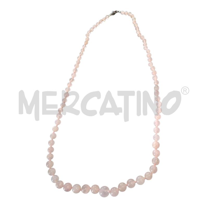 COLLANA PIETRE ROSA CH LAM | Mercatino dell'Usato Frossasco 1