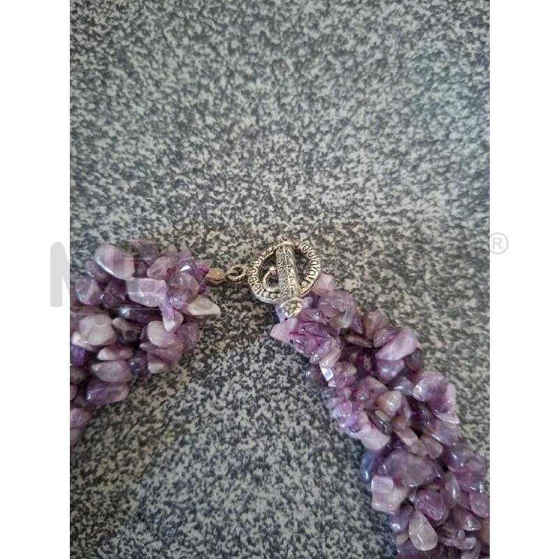 COLLANA PIETRE VIOLA | Mercatino dell'Usato Frossasco 3