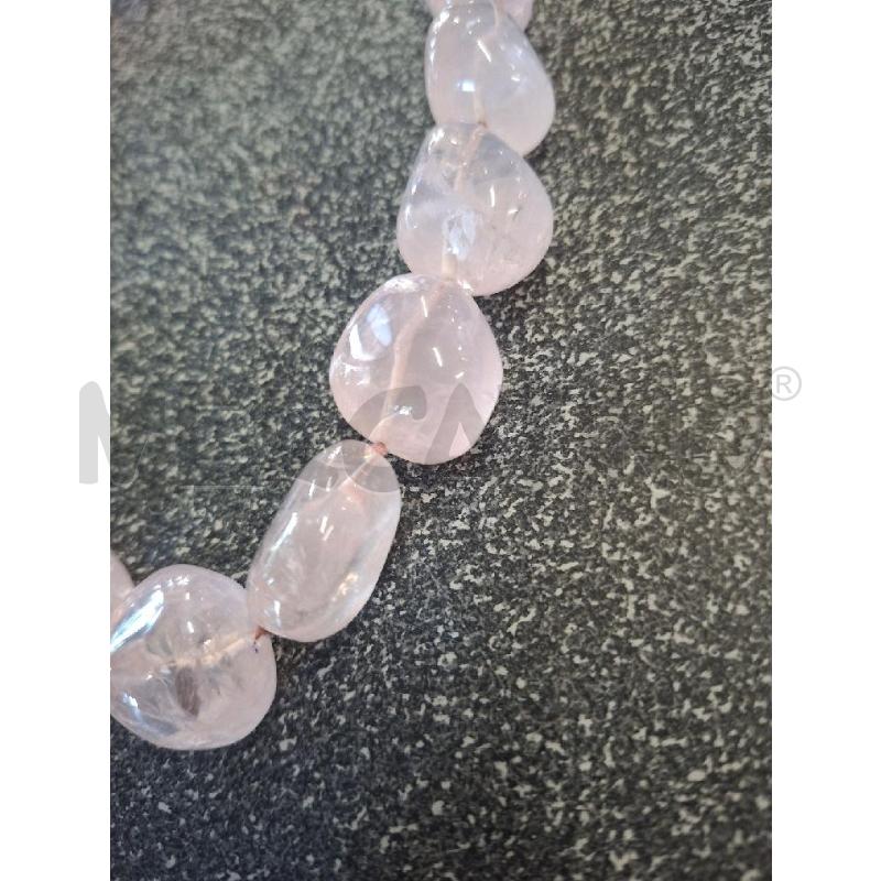 COLLANA QUARZO ROSA CM.45 | Mercatino dell'Usato Frossasco 2