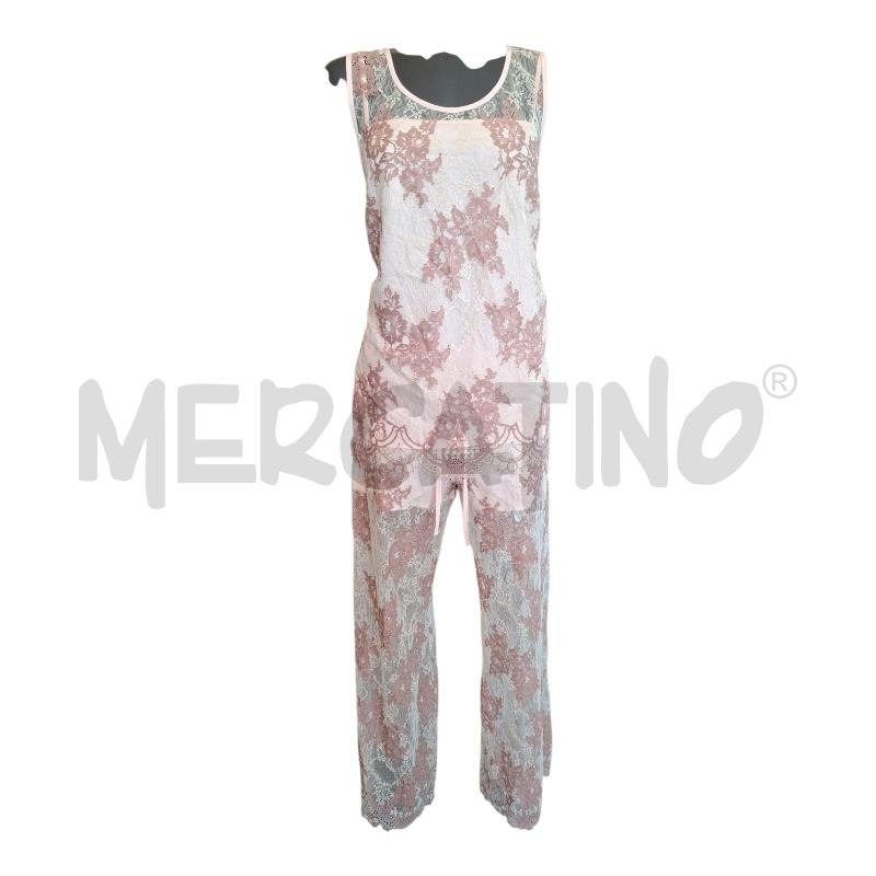 COMPLETO DONNA PZ.3 FANT PIZZO FIORI TWIN SET TG.L | Mercatino dell'Usato Frossasco 1