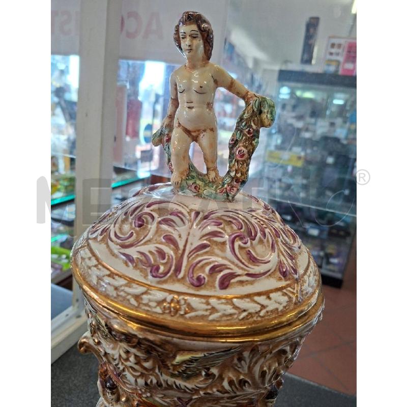 COPPA CER PUTTI DORATA H54 CAPODIMONTE | Mercatino dell'Usato Frossasco 2