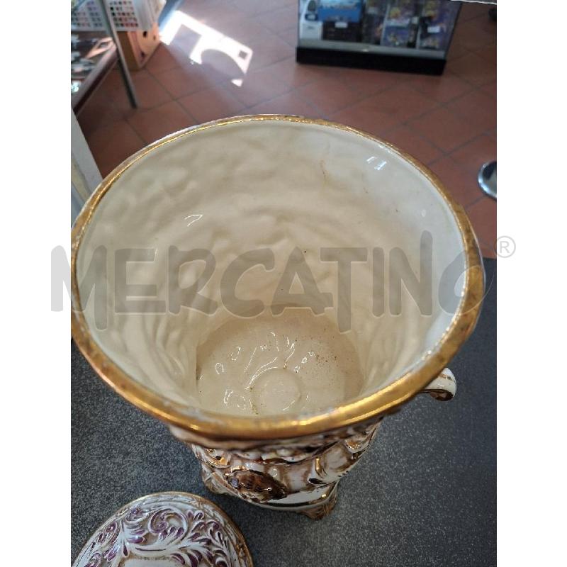 COPPA CER PUTTI DORATA H54 CAPODIMONTE | Mercatino dell'Usato Frossasco 3