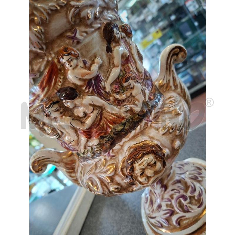 COPPA CER PUTTI DORATA H54 CAPODIMONTE | Mercatino dell'Usato Frossasco 5