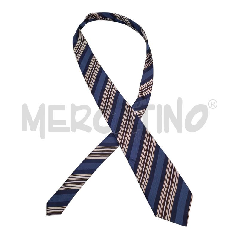 CRAVATTA FANT RIGHE AZZ/BEI/BLU LOUIS VUITTON | Mercatino dell'Usato Frossasco 1