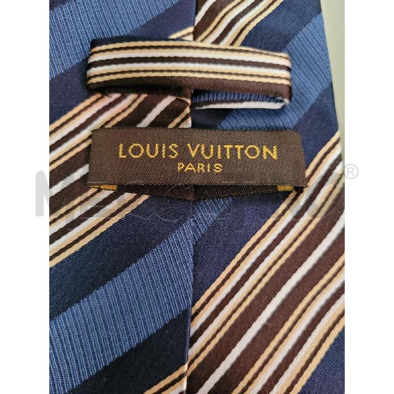 CRAVATTA FANT RIGHE AZZ/BEI/BLU LOUIS VUITTON | Mercatino dell'Usato Frossasco 2