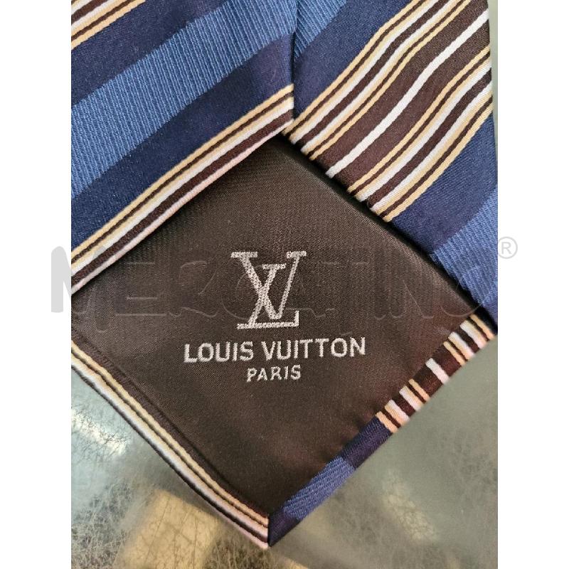 CRAVATTA FANT RIGHE AZZ/BEI/BLU LOUIS VUITTON | Mercatino dell'Usato Frossasco 3