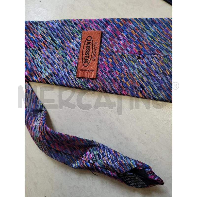 CRAVATTA MISSONI FANT COLORATA  | Mercatino dell'Usato Frossasco 3