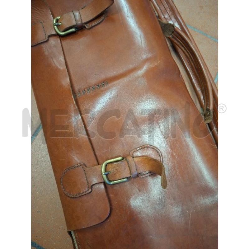 CUSTODIA FUCILE PELLE MARRONE L130 | Mercatino dell'Usato Frossasco 2