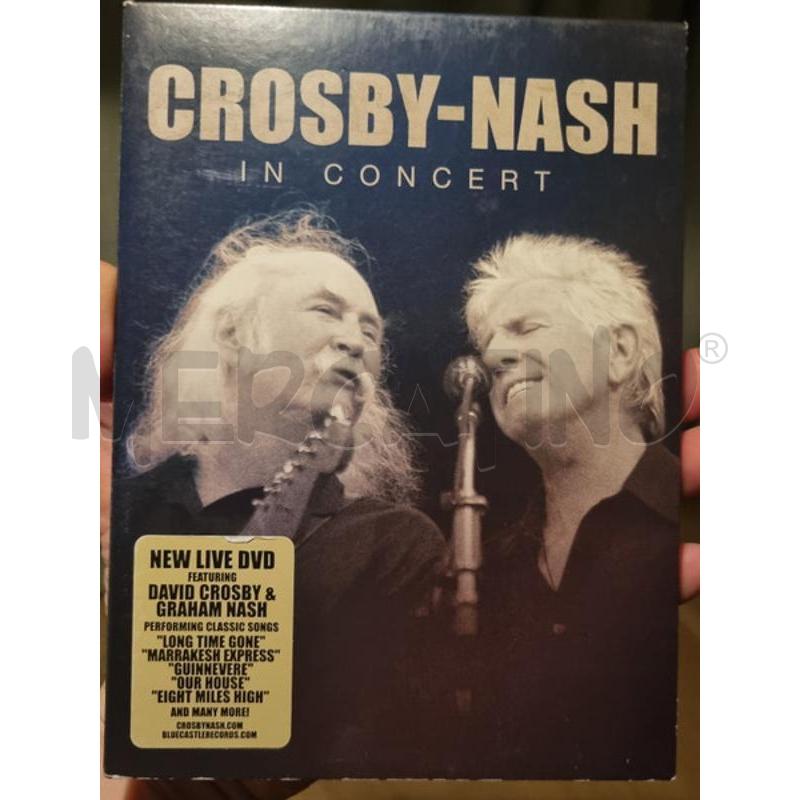 DVD CROSBY & NASH - IN CONCERT | Mercatino dell'Usato Frossasco 1