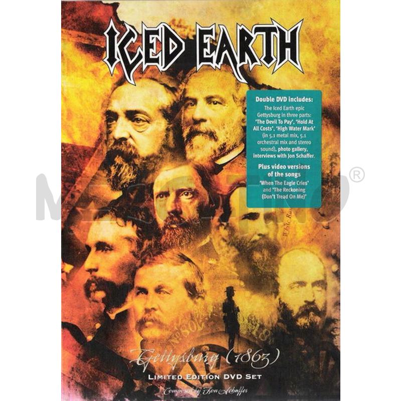 DVD ICED EARTH - GETTYSBURG (1863) | Mercatino dell'Usato Frossasco 1
