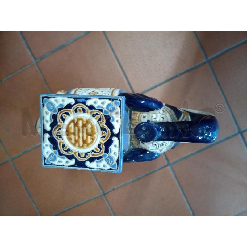 ELEFANTE 50X22X43 CER FANT BLU | Mercatino dell'Usato Frossasco 2