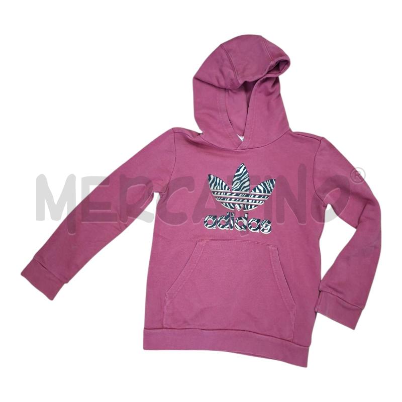 FELPA BAMBINO CARP ROSA ADIDAS TG.7/8 | Mercatino dell'Usato Frossasco 1