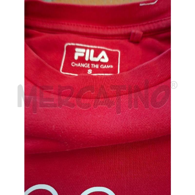 FELPA UOMO ROSSA FILA TG.S | Mercatino dell'Usato Frossasco 3