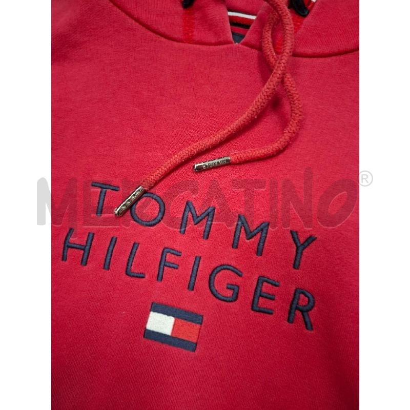 FELPA UOMO TOMMY HILFIGER ROSSA TG.M | Mercatino dell'Usato Frossasco 2