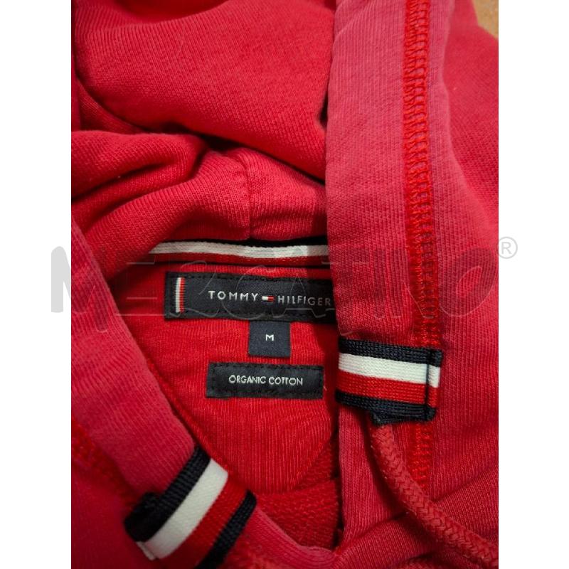 FELPA UOMO TOMMY HILFIGER ROSSA TG.M | Mercatino dell'Usato Frossasco 3